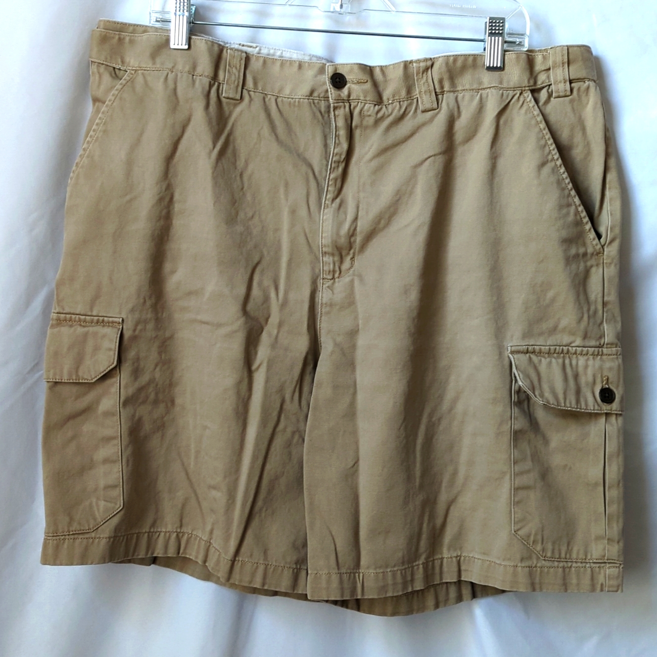 Men's Khaki Cargo Shorts